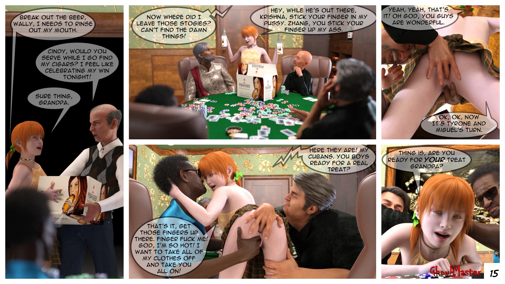 Grandpas Poke Her Night 1 image number 14