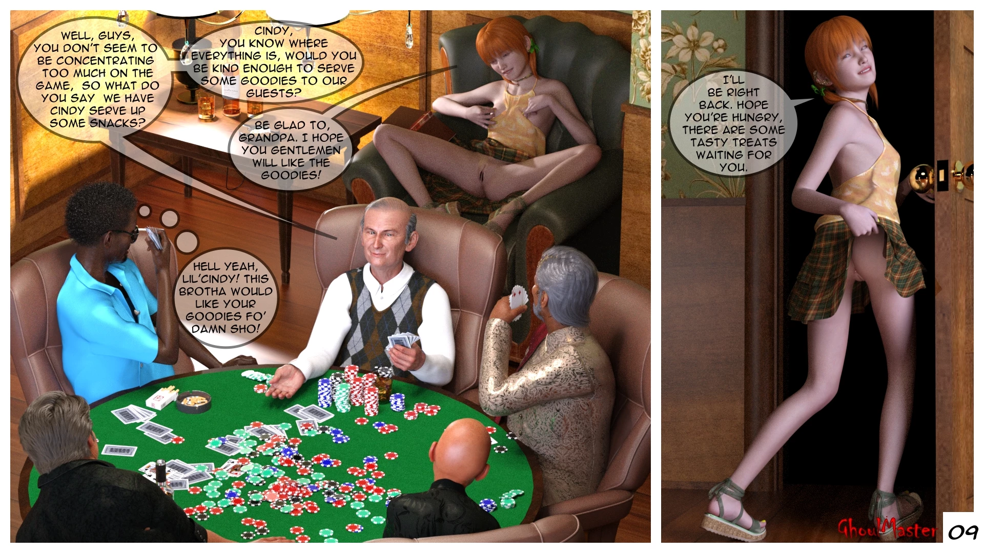 Grandpas Poke Her Night 1 image number 8