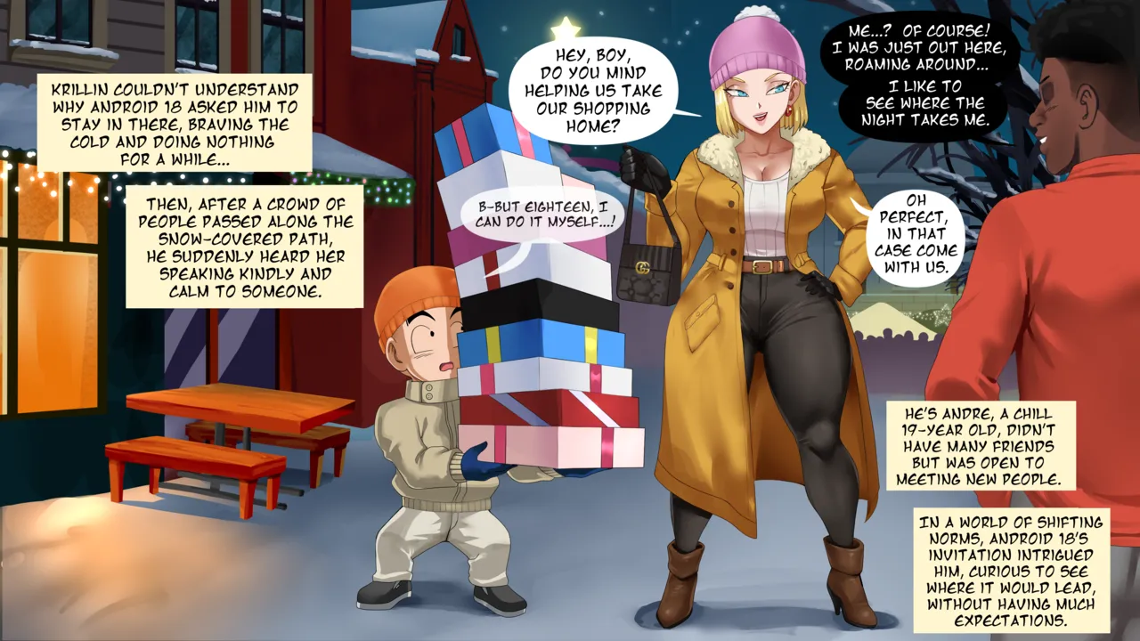 Android 18 Christmas image number 1