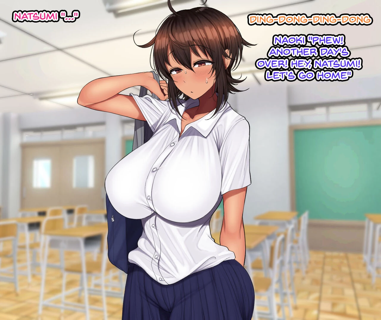 A Story About Having Sex With a Girl That Acts Like Its No Big Deal Since We Are Like Guy Friends  Otoko Tomodachi Mitai na Onna Tomodachi to Atarimae no You ni Sex mo Shimakutteru Ohanashi image number 244
