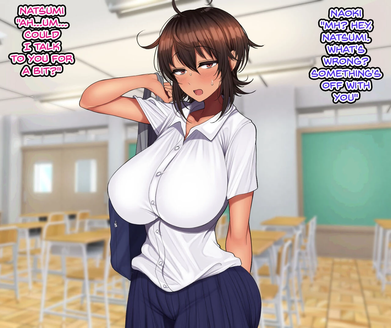 A Story About Having Sex With a Girl That Acts Like Its No Big Deal Since We Are Like Guy Friends  Otoko Tomodachi Mitai na Onna Tomodachi to Atarimae no You ni Sex mo Shimakutteru Ohanashi image number 245