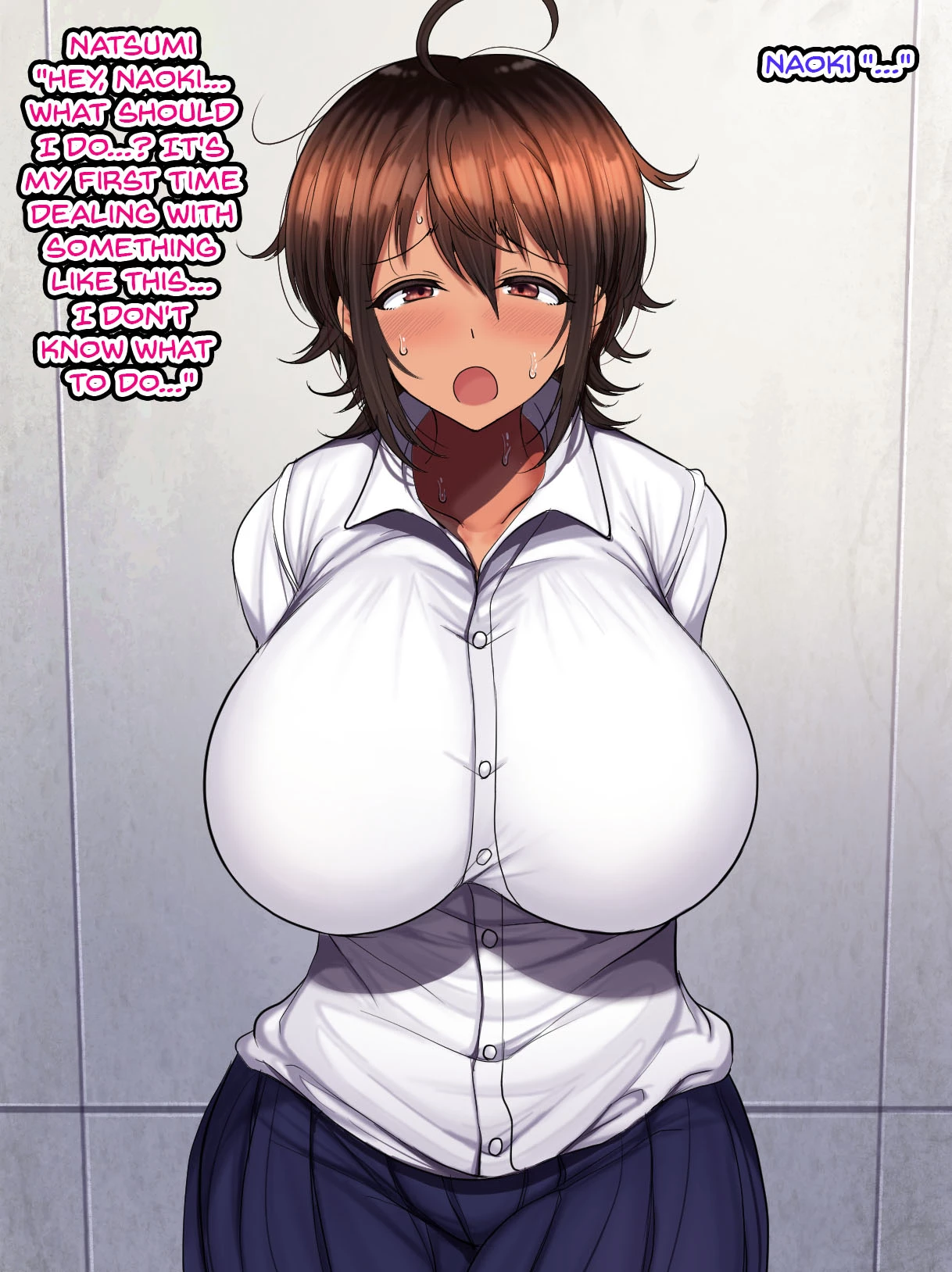 A Story About Having Sex With a Girl That Acts Like Its No Big Deal Since We Are Like Guy Friends  Otoko Tomodachi Mitai na Onna Tomodachi to Atarimae no You ni Sex mo Shimakutteru Ohanashi image number 252