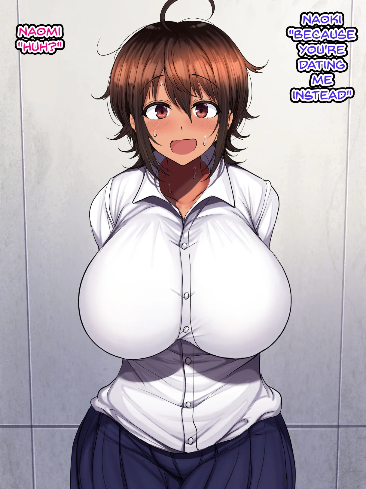 A Story About Having Sex With a Girl That Acts Like Its No Big Deal Since We Are Like Guy Friends  Otoko Tomodachi Mitai na Onna Tomodachi to Atarimae no You ni Sex mo Shimakutteru Ohanashi image number 256