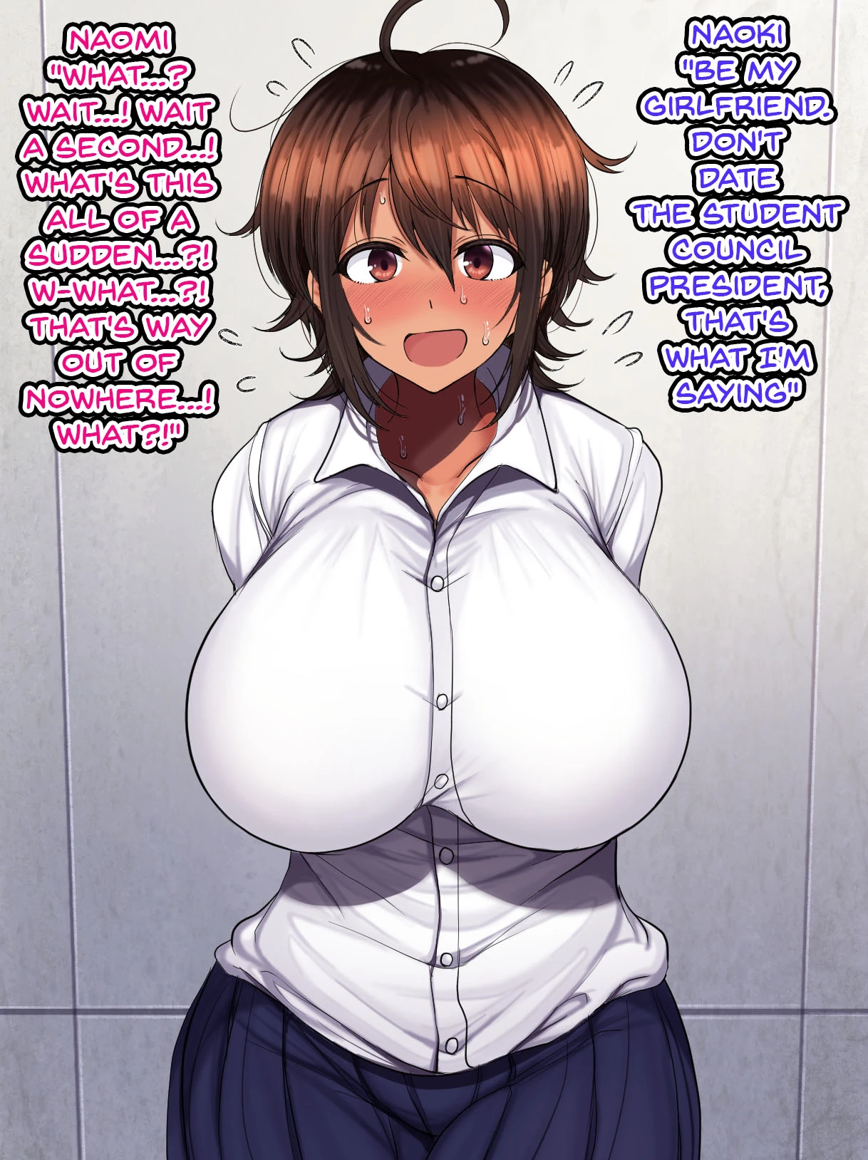 A Story About Having Sex With a Girl That Acts Like Its No Big Deal Since We Are Like Guy Friends  Otoko Tomodachi Mitai na Onna Tomodachi to Atarimae no You ni Sex mo Shimakutteru Ohanashi image number 257