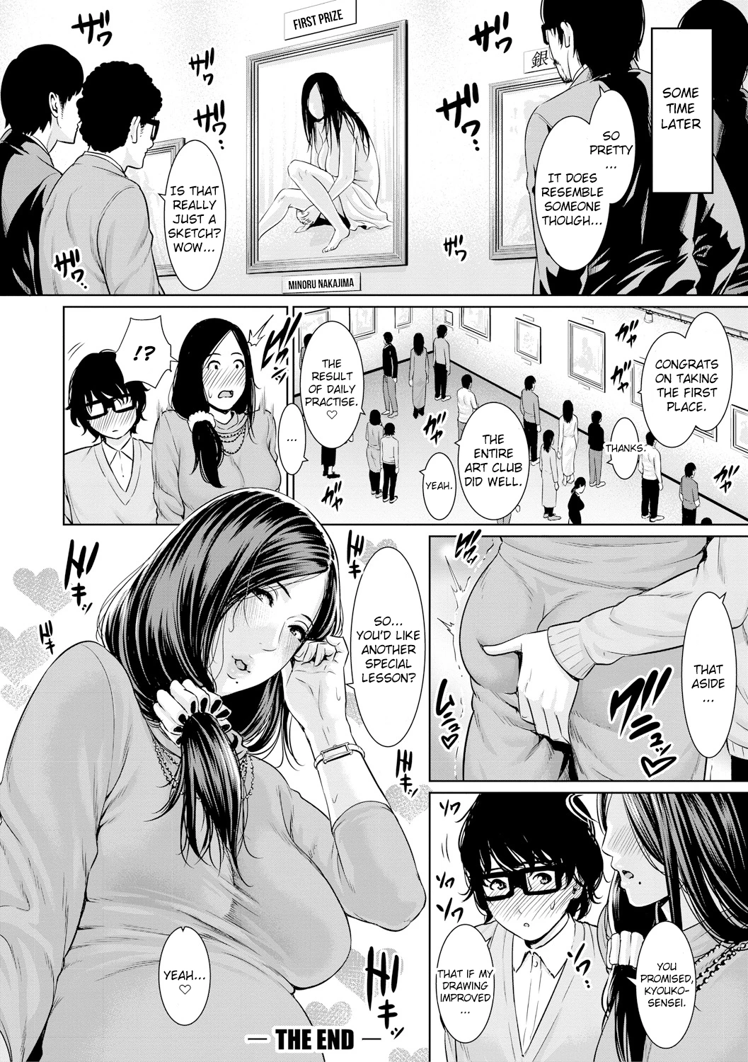 Insatiably Lustful Teachers  Sensei wa Seiyoku o Osaerarenai image number 35