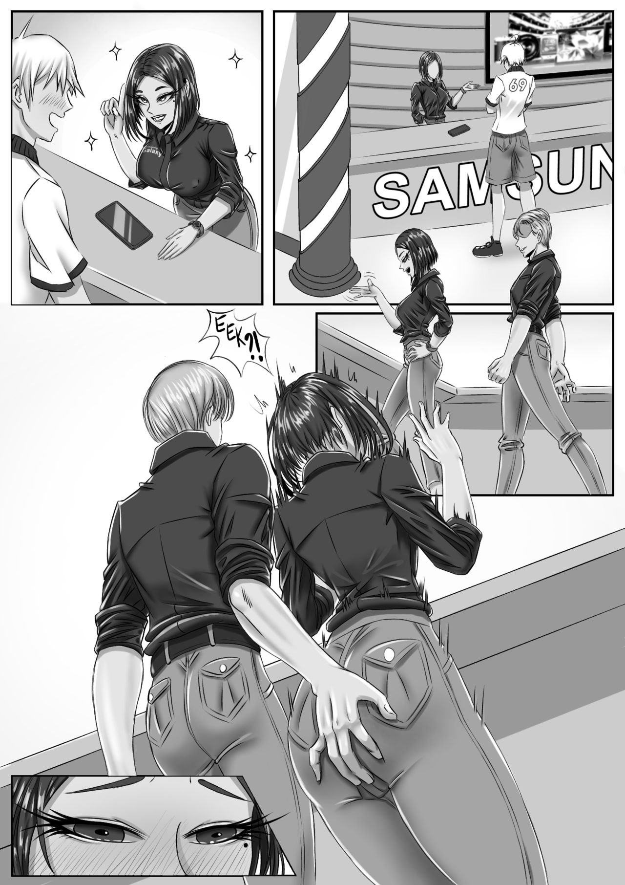 IIIMP - Horny on Duty (samsung sam) hentai image number 1