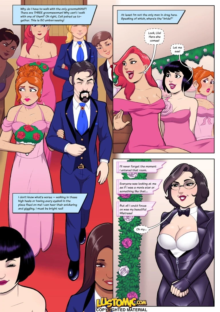 Her SIssy Bride porn comic 19 images. Bondage porn comics.