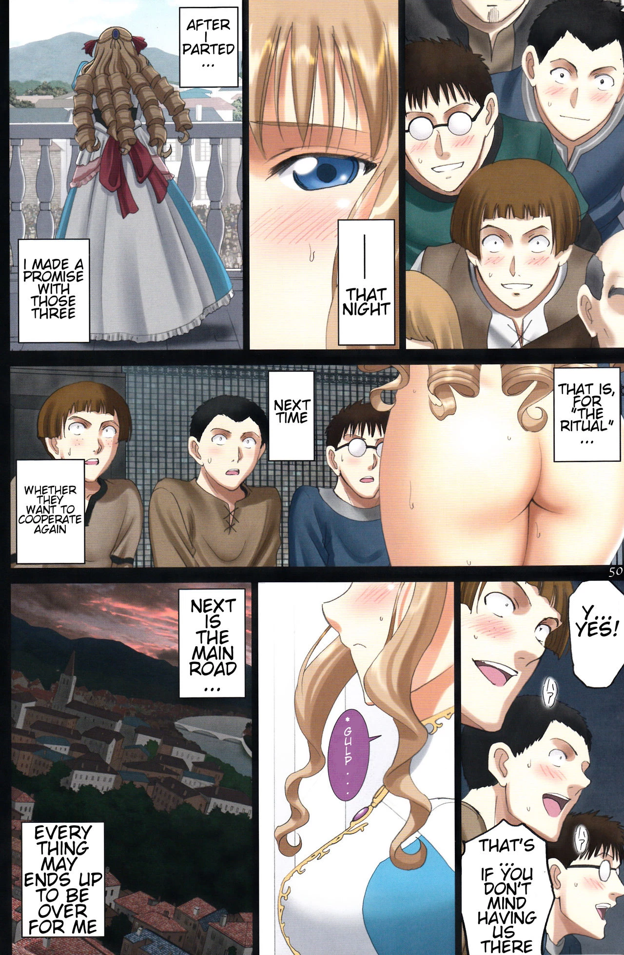 Roshutsu Otome Fantasy Oujo wa inbina mi rare makuri ~Yunaria Fon Vitoria ~ FINAL image number 48
