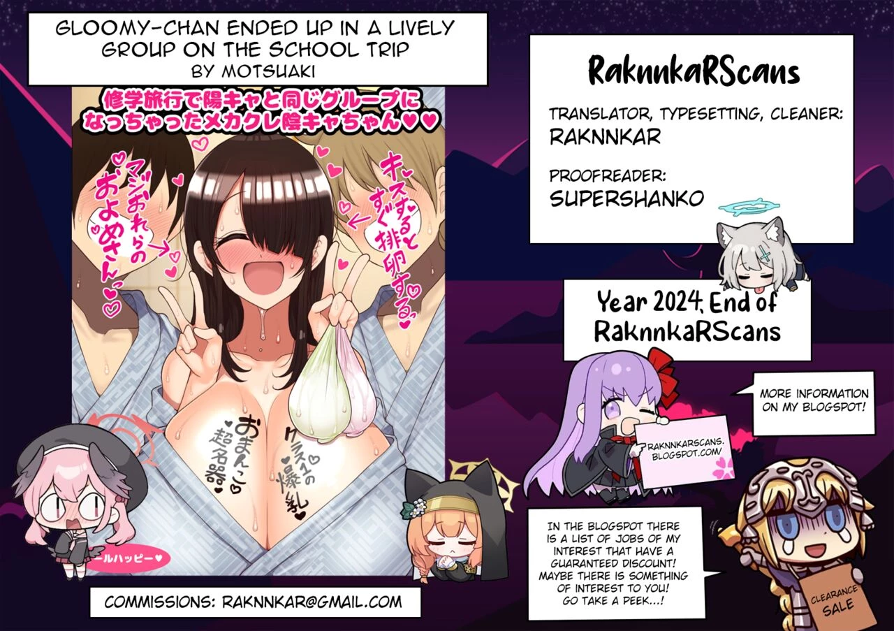 Gloomy-chan Ended Up in a Lively Group on the School Trip Shuugaku Ryokou de YouCha to Onaji Group ni Nacchatta Mekakure InCha-chan image number 55