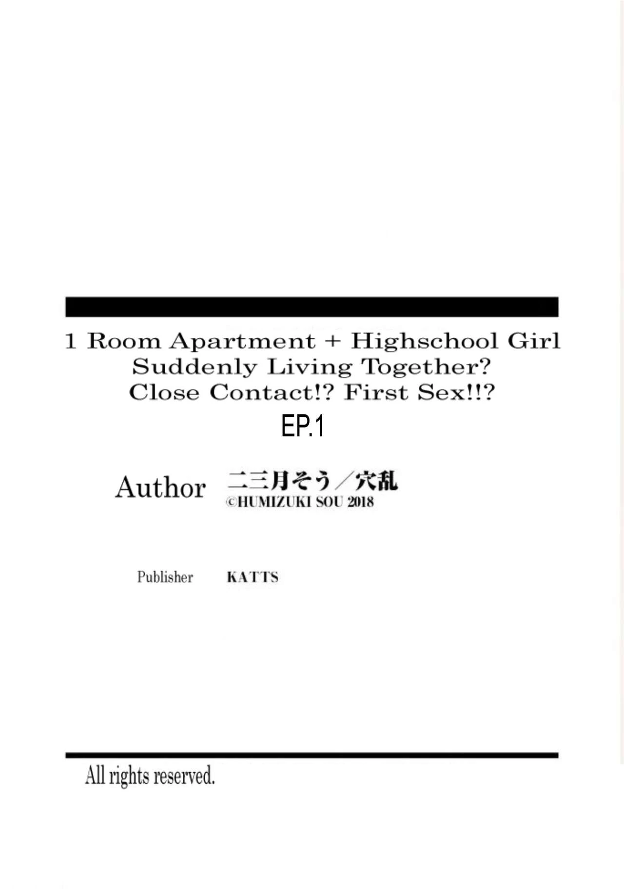 1 Room Apartment + Highschool Girl Suddenly Living Together? Close Contact!? First Sex!!? image number 25