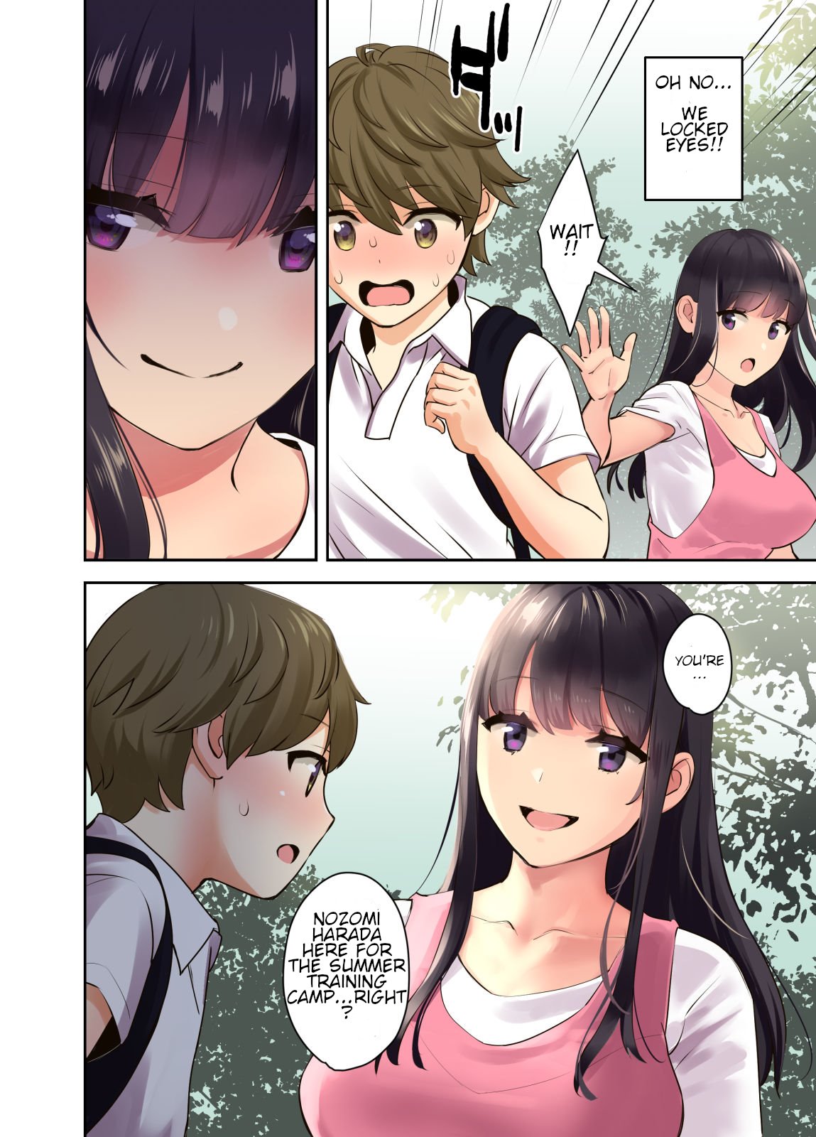 Ecchi na Onee-san to Tairyoku Zukuri Gasshuku o Suru Hanashi. image number 6