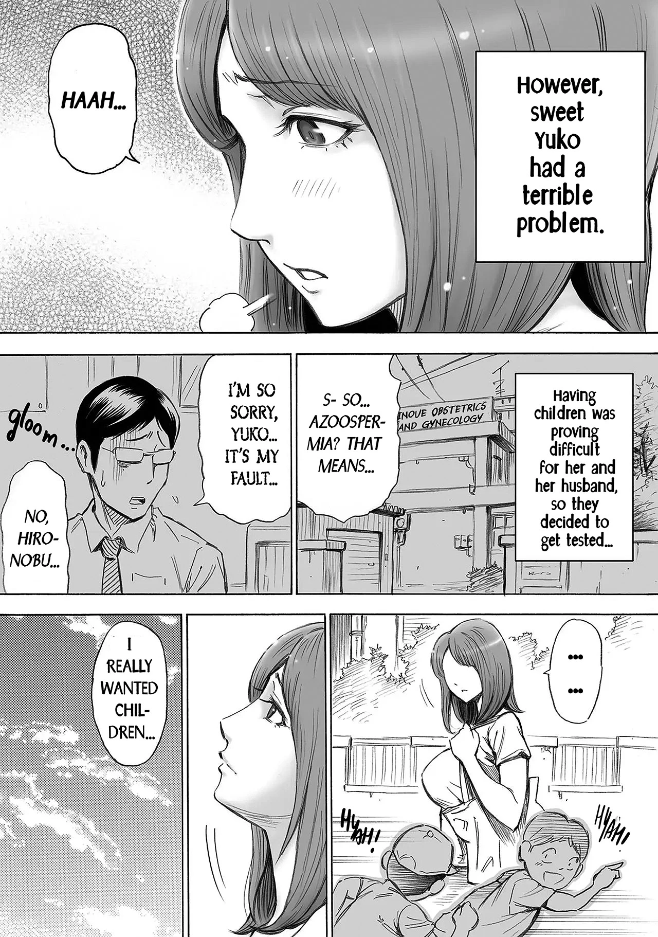 Let The Whole Town Impregnate A Wife Who Wants A Child Aka-chan ga Hoshii Hitozuma o Chounai Minna de Haramaseyou image number 2