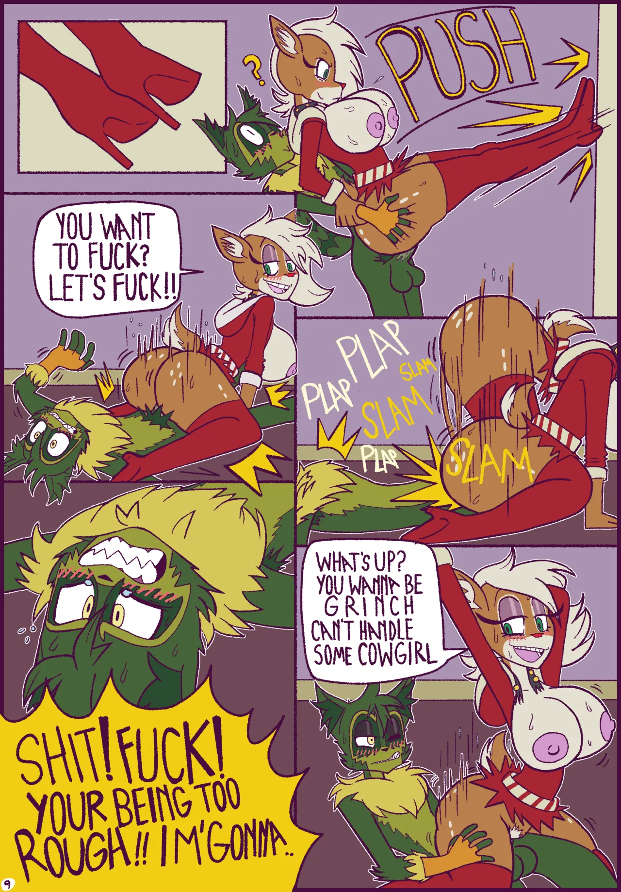 How Fuccoon Fucked Lady Christmas image number 10