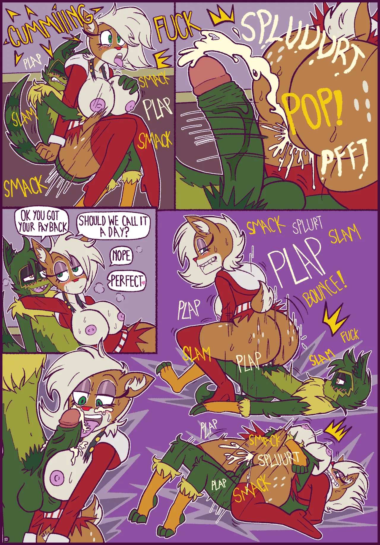 How Fuccoon Fucked Lady Christmas image number 11