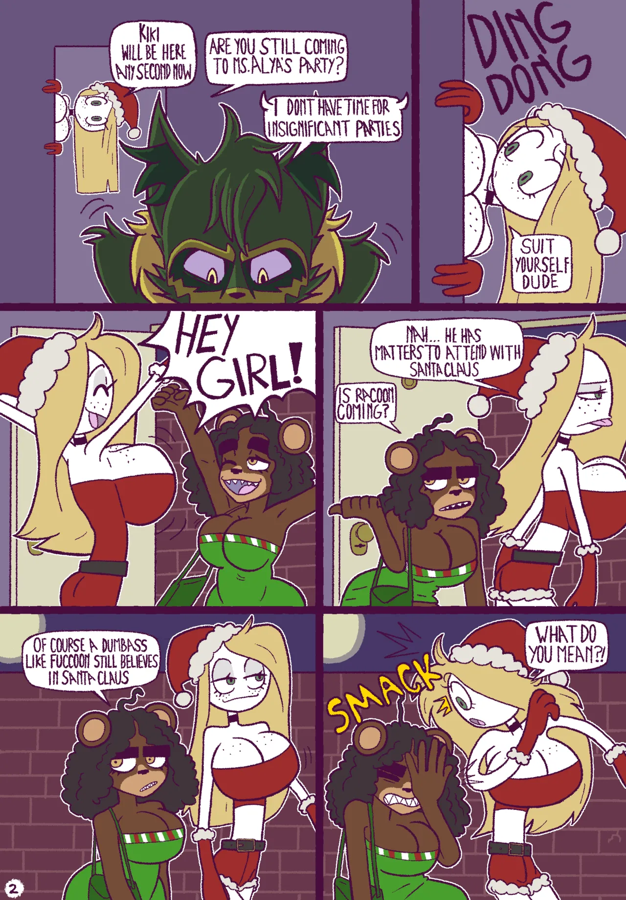 How Fuccoon Fucked Lady Christmas image number 3
