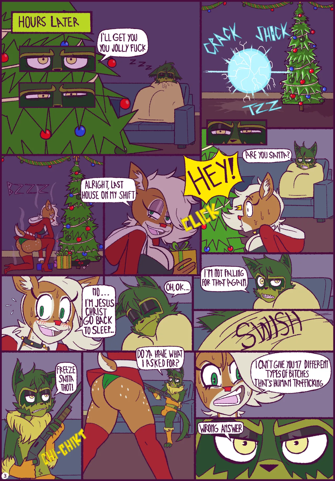 How Fuccoon Fucked Lady Christmas image number 4