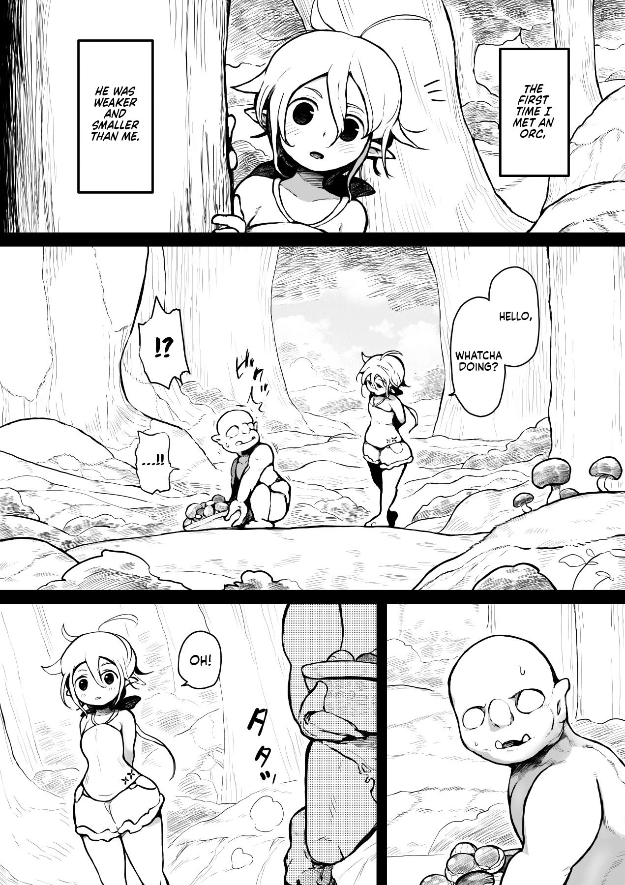 Elf And Orc Are Growing Up  Elf to Orc no Otoshigoro image number 1