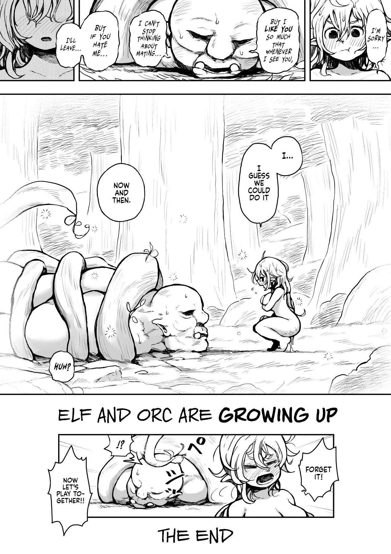Elf And Orc Are Growing Up  Elf to Orc no Otoshigoro image number 21