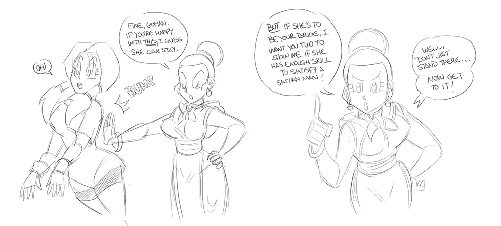 Videl meets Chichi image number 12