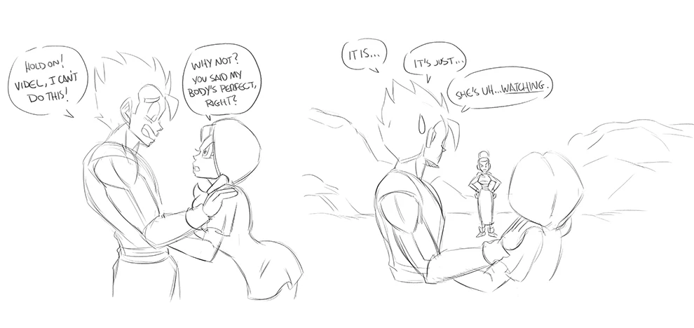 Videl meets Chichi image number 14