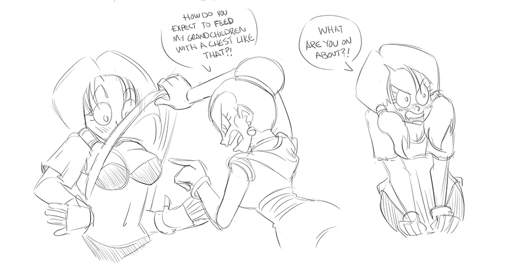 Videl meets Chichi image number 1