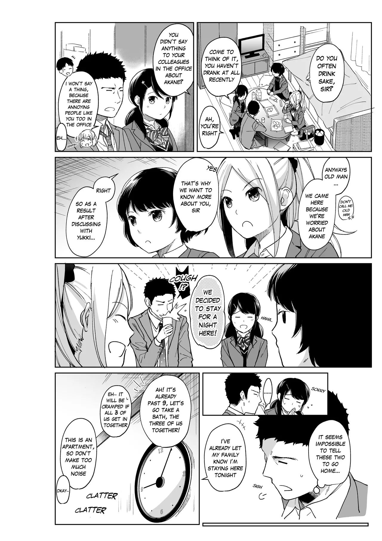 1 Room Apartment + Highschool Girl Suddenly Living Together? Close Contact!? First Sex!!? 11 image number 4