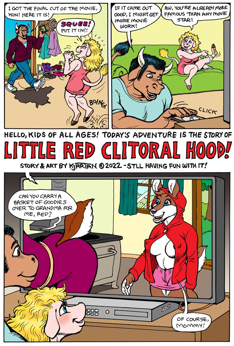 Karno (Kjartan) Little Red Clitoral Hood (Red Riding Hood)