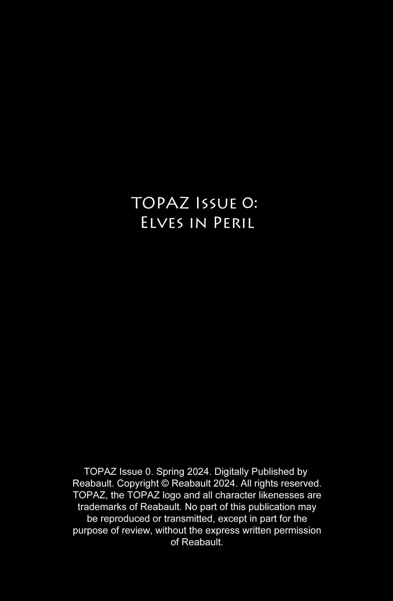 TOPAZ : Elves in Peril image number 1