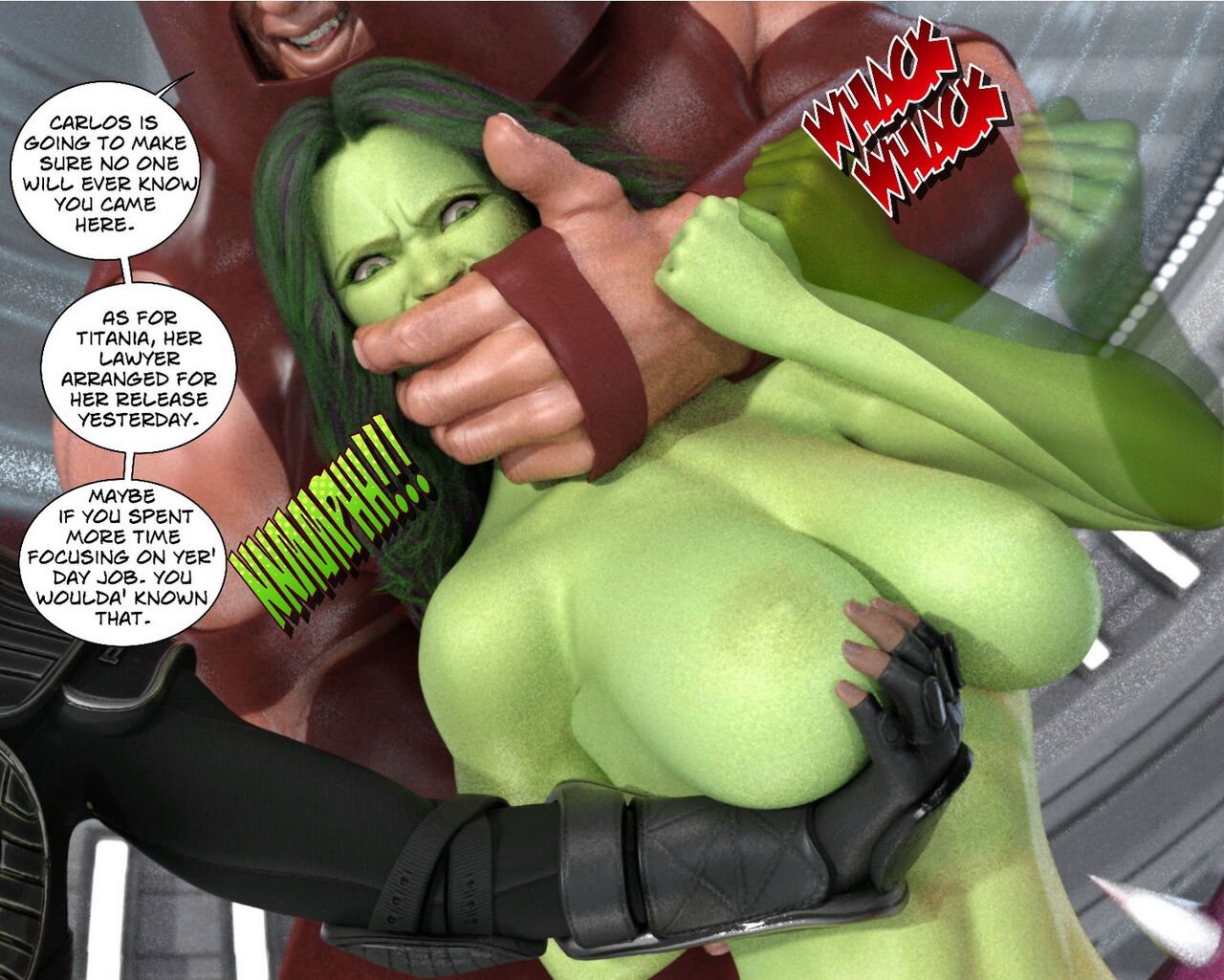DestroXXIV - She Hulk Pro Bono (English) porn comic image number 19