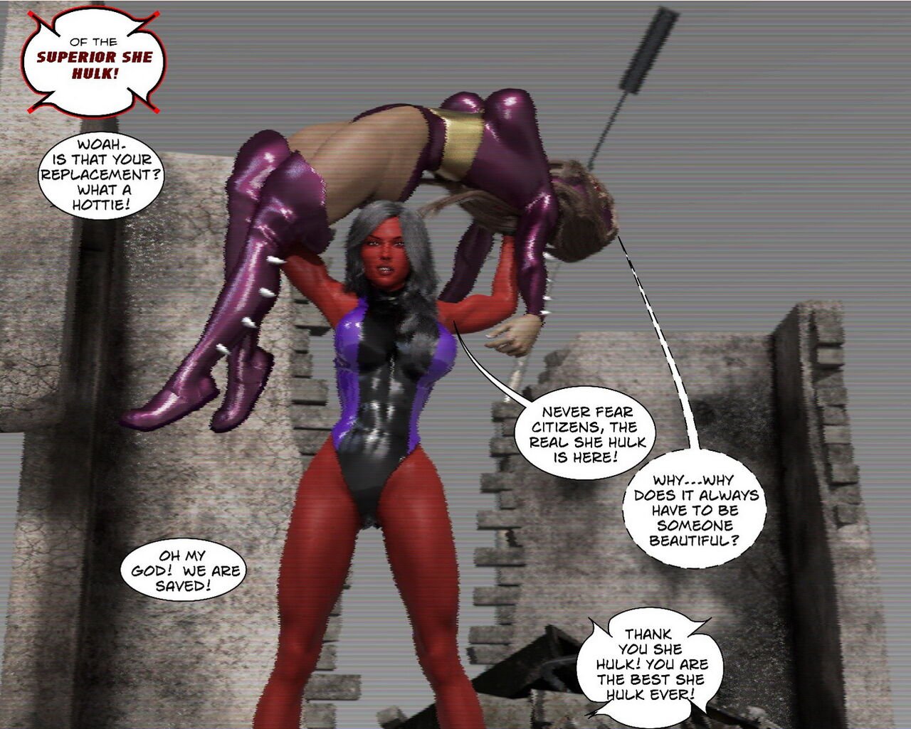 DestroXXIV - She Hulk Pro Bono (English) porn comic image number 28