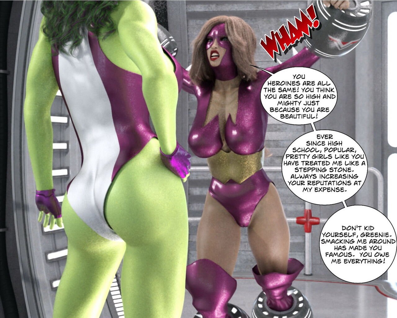DestroXXIV - She Hulk Pro Bono (English) porn comic image number 7