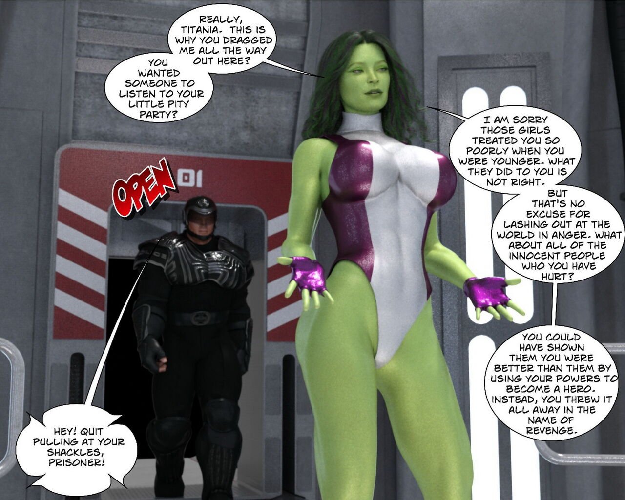 DestroXXIV - She Hulk Pro Bono (English) porn comic image number 8