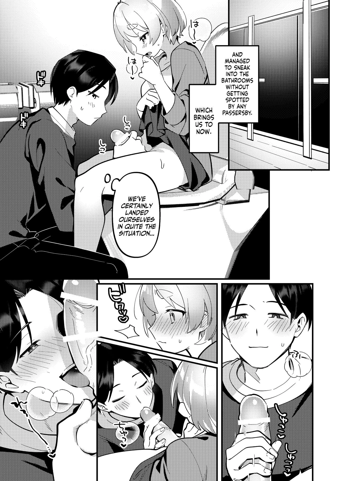 Secretly Doing This And That With My Futanari Girlfriend During A Date  Date-Chuu, Futari de Kossori xxx Suru Kai image number 10