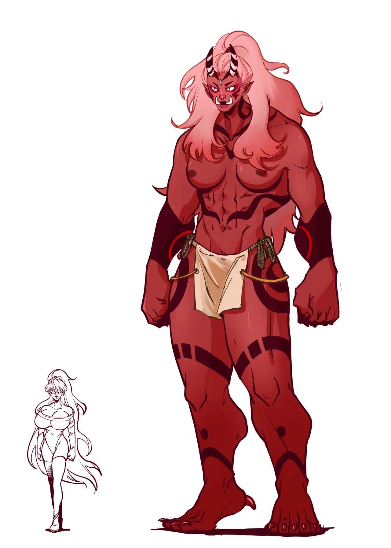 Super MILF vs. Red Oni (Spinnerette) image number 17