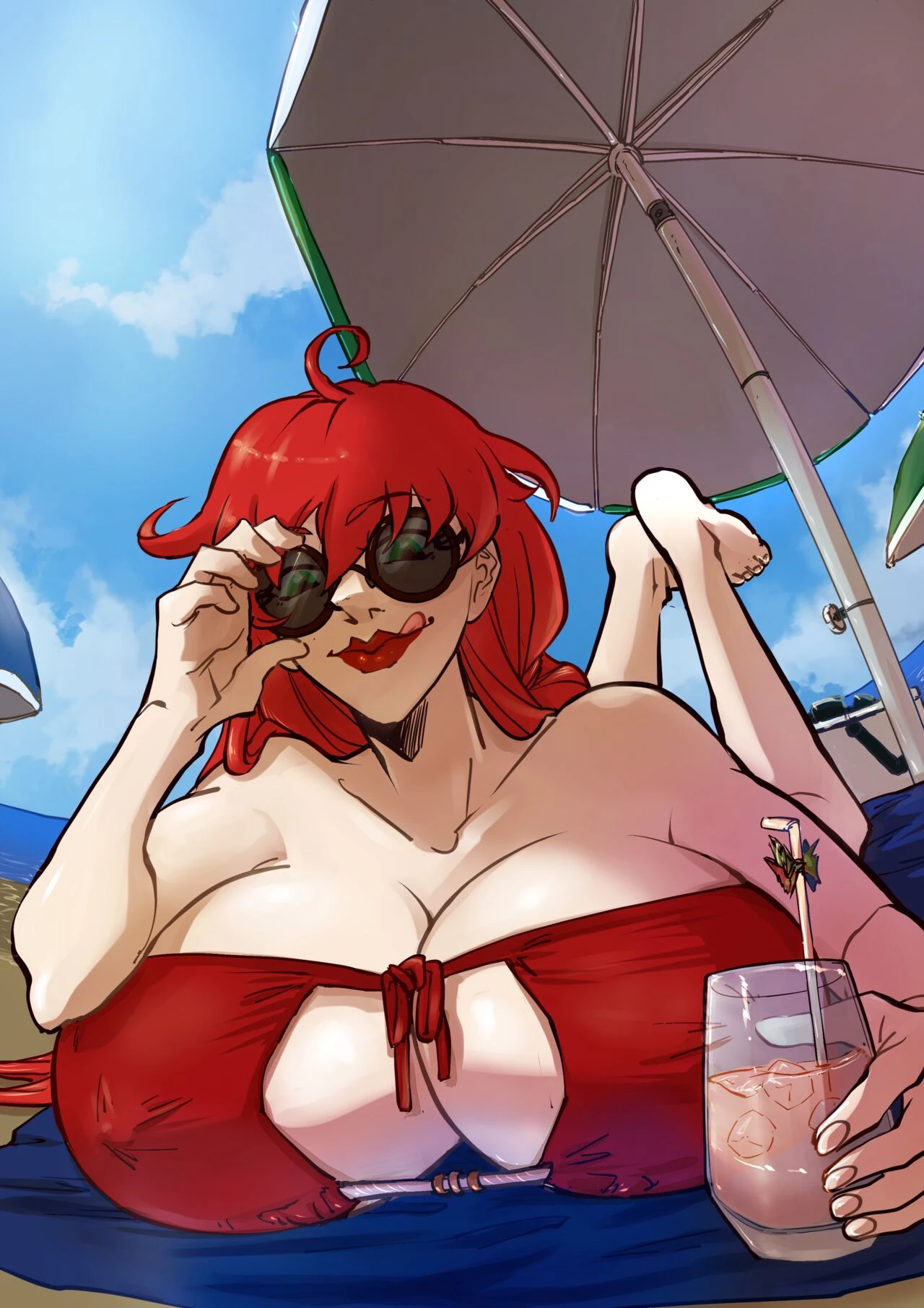 Super MILF vs. Red Oni (Spinnerette) image number 19