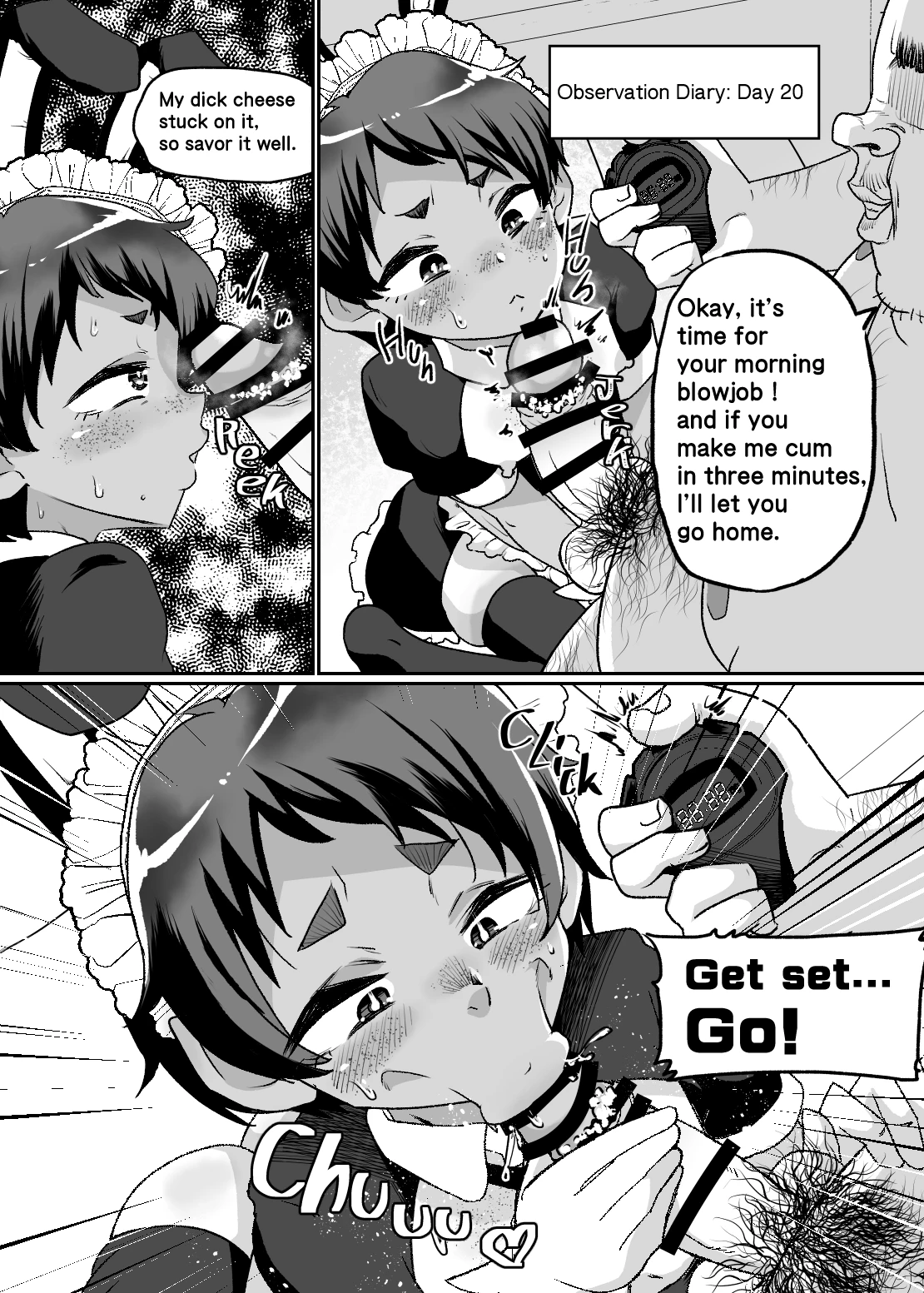 Sissy Transformation Observation Diary  Mesu Ochi Kansatsu Nikki -Mushoku Oji-san no Onaho Yome ni Sarete Shimatta Otokonoko no Matsuro image number 15