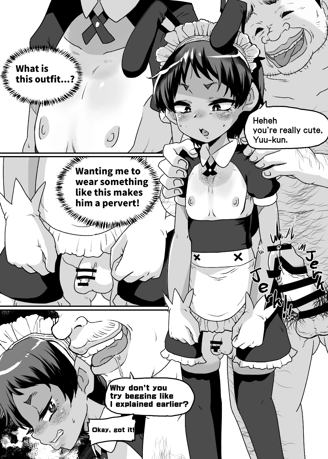 Sissy Transformation Observation Diary  Mesu Ochi Kansatsu Nikki -Mushoku Oji-san no Onaho Yome ni Sarete Shimatta Otokonoko no Matsuro image number 8