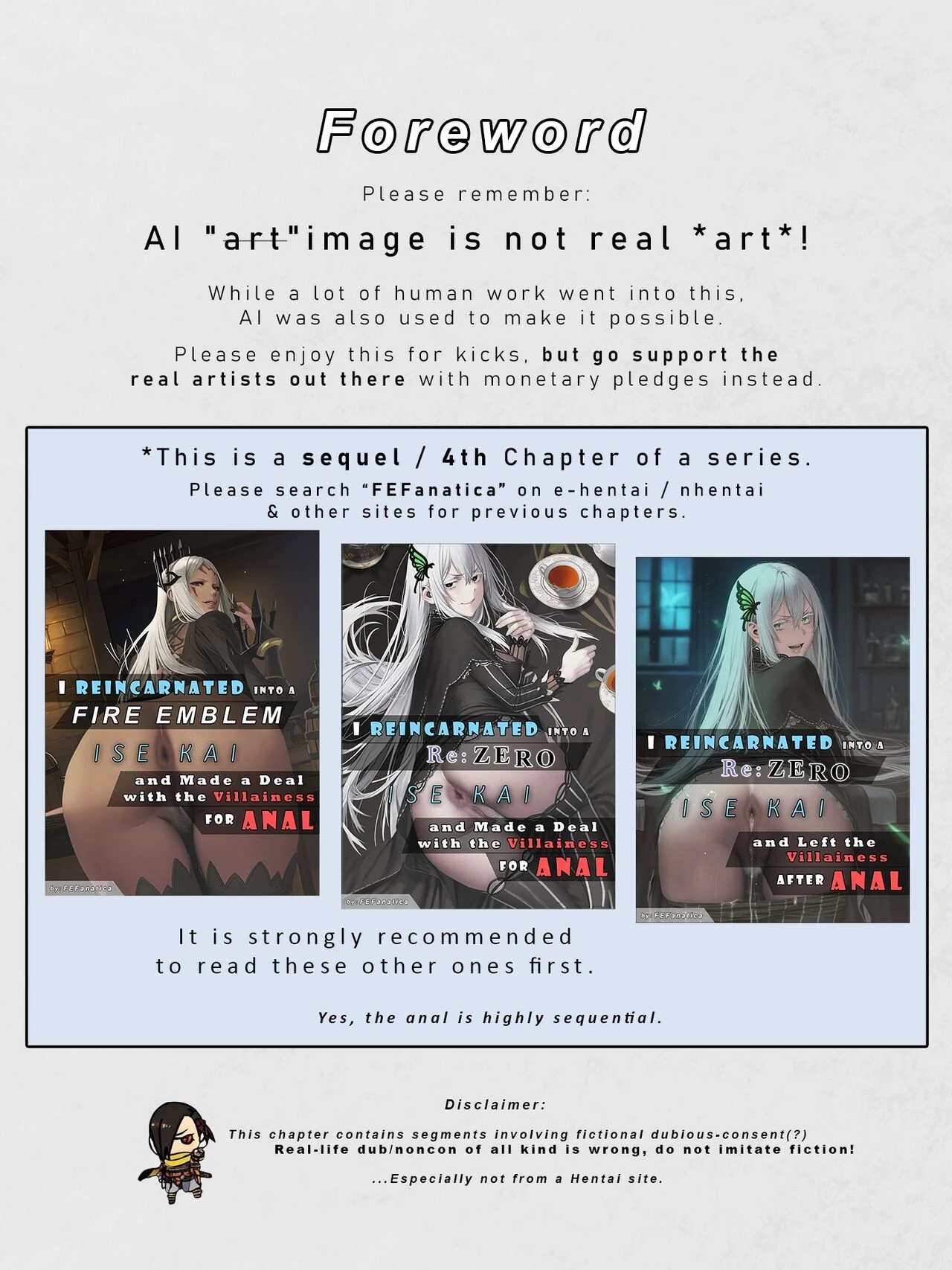 I Reincarnated Out of a Re:ZERO Isekai and Got Back at the Goddess Who Denied Me ANAL image number 1