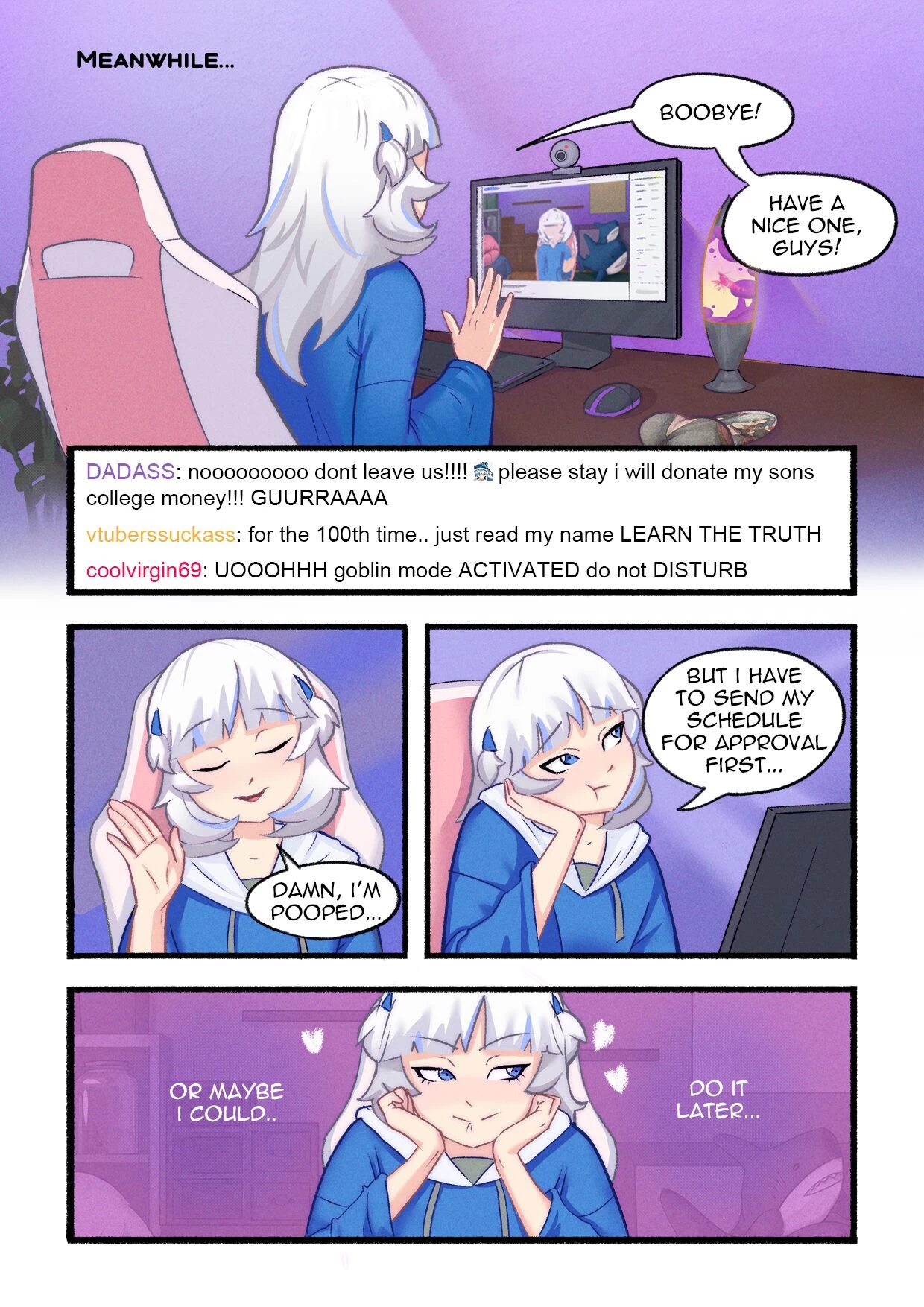 Gawr Gura Stream Routine image number 2