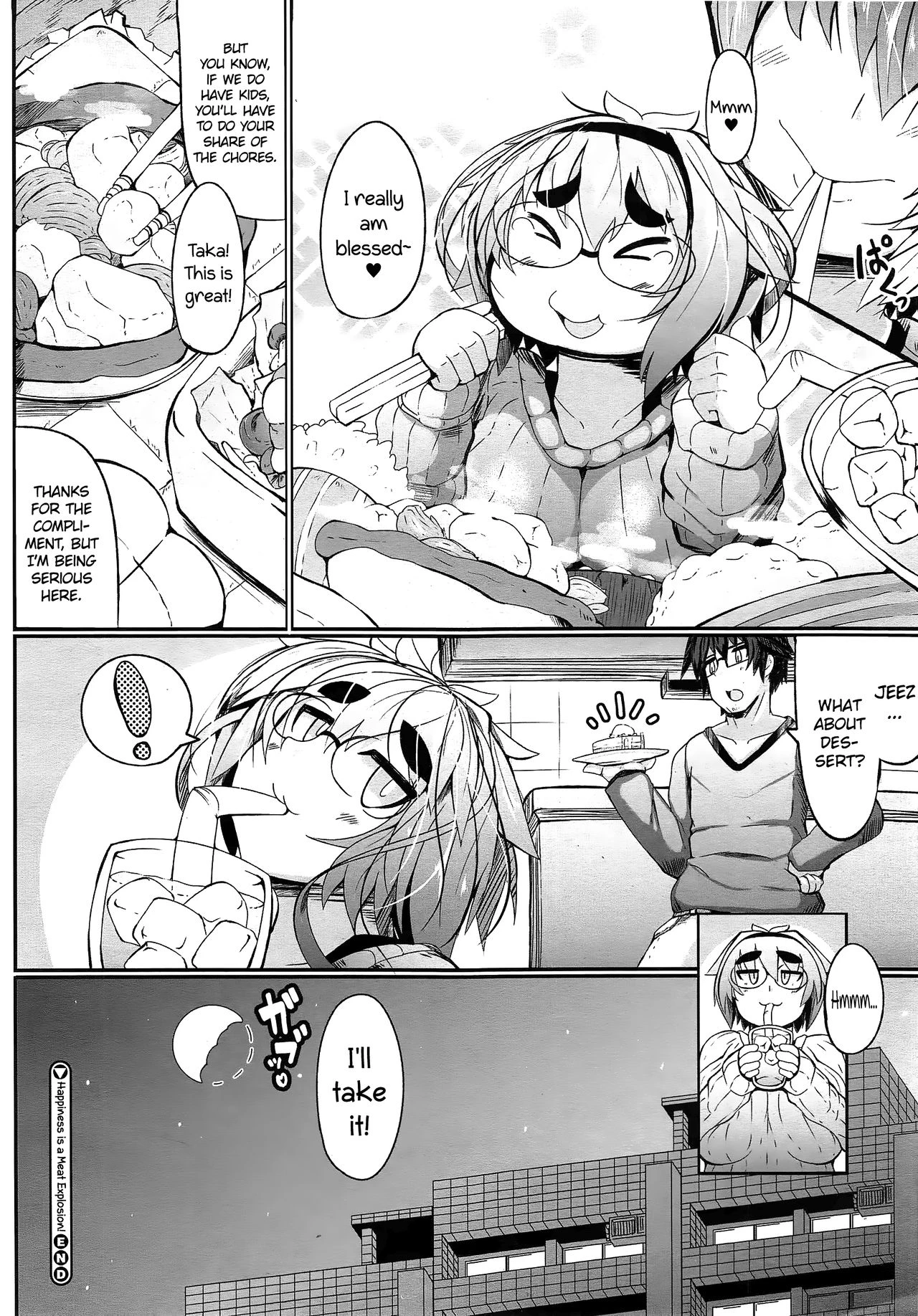 Happiness is a Meat Explosion!  Shiawase nara Niku o Morou! image number 23