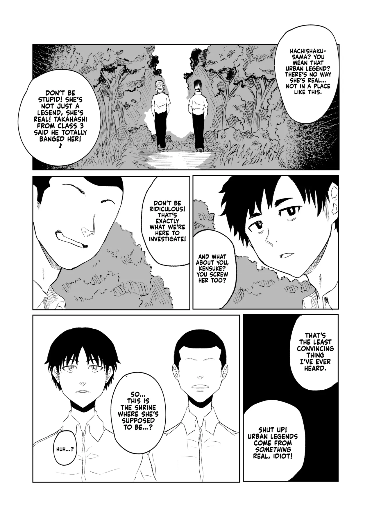 Hachishaku-Sama - The Encounter and the Drain  Hasshaku-sama - Deai to Sakushu image number 1