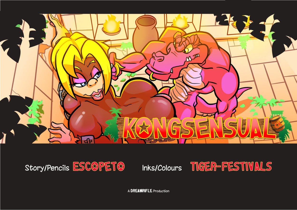 escopeto] - Kongsensual (donkey kong) porn comic. Blowjob porn comics.