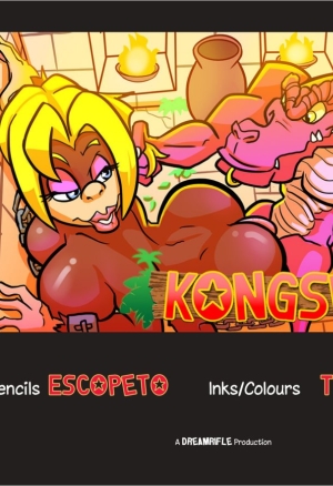 escopeto] - Kongsensual (donkey kong) porn comic. Blowjob porn comics.