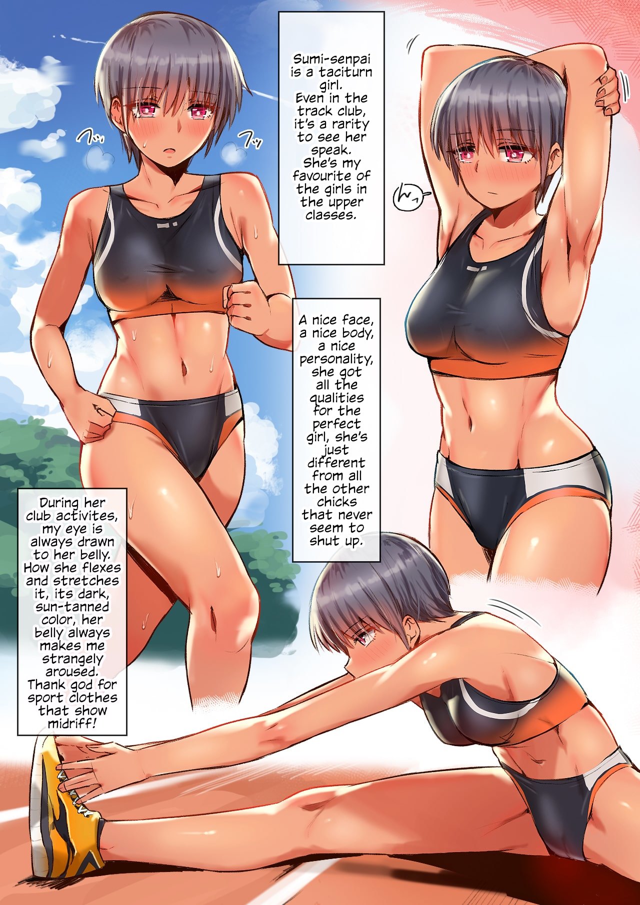 Sumi-Senpais Expression Doesnt Change Even As Shes Getting Pounded image number 3