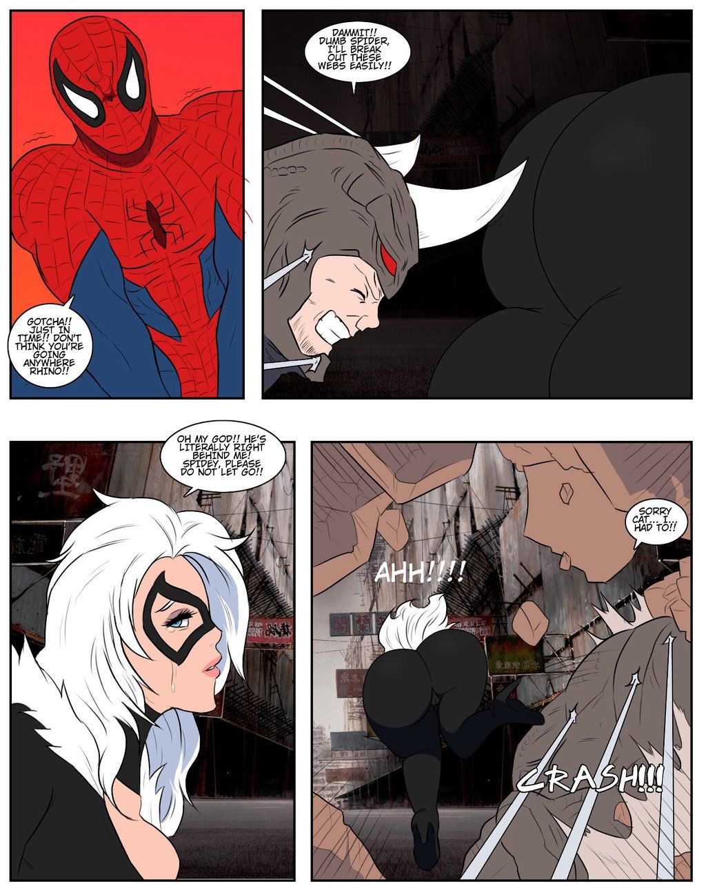 jay marvel - Black Cat gets Horny image number 1