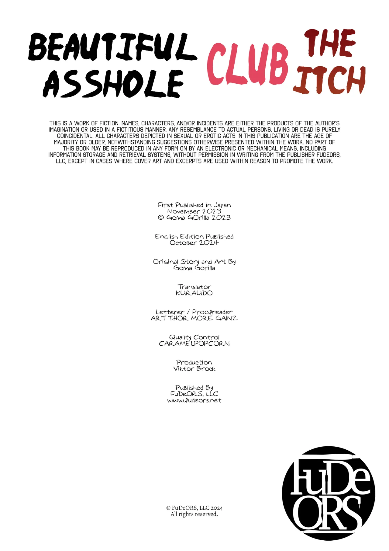 Beautiful Asshole Club the Itch  Shiriana Benjo Kayu image number 52