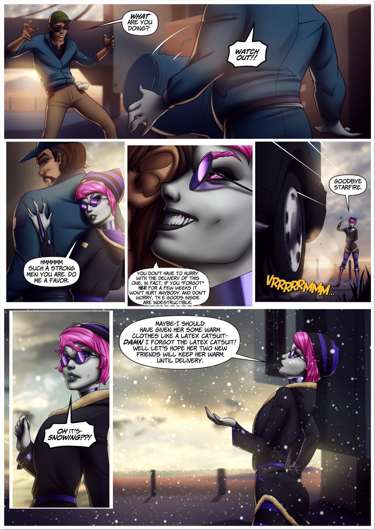 DBComix - Teen Titans Starfire porn comic image number 35