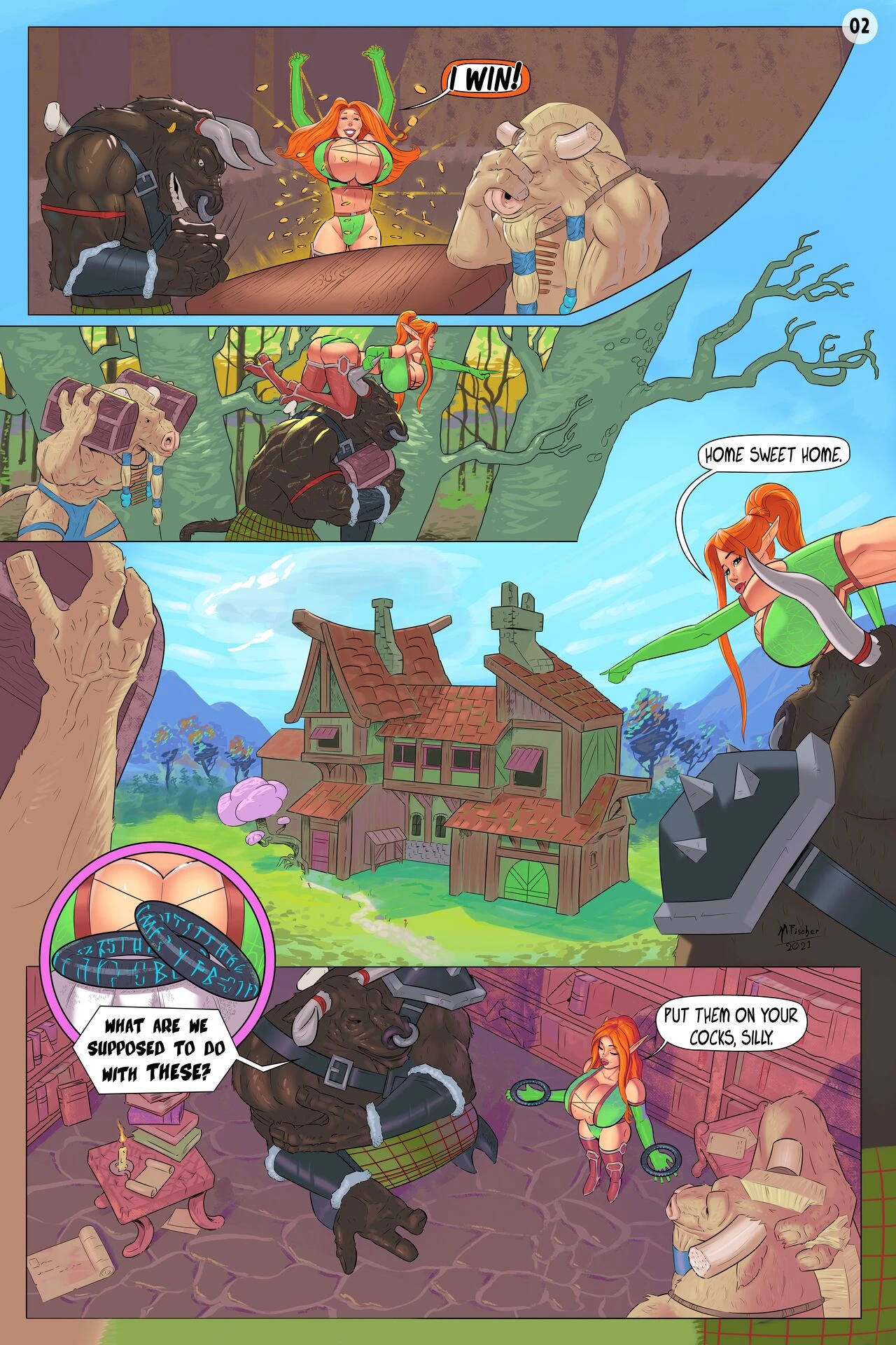 Elicas adventures - Chapter One : The Wild Bet image number 2