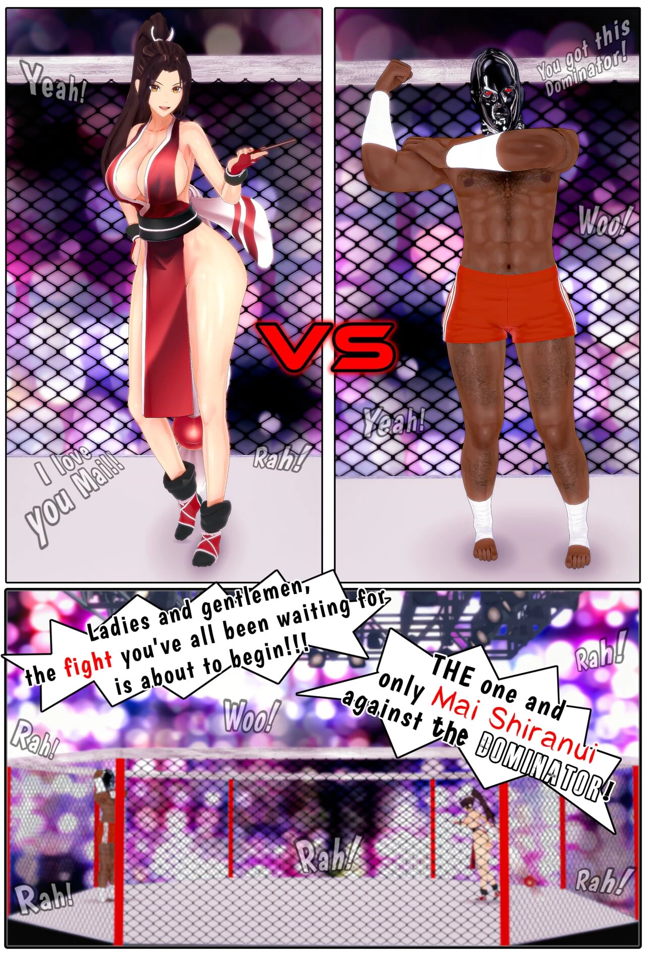 Mai Shiranui Fuck Fight image number 1