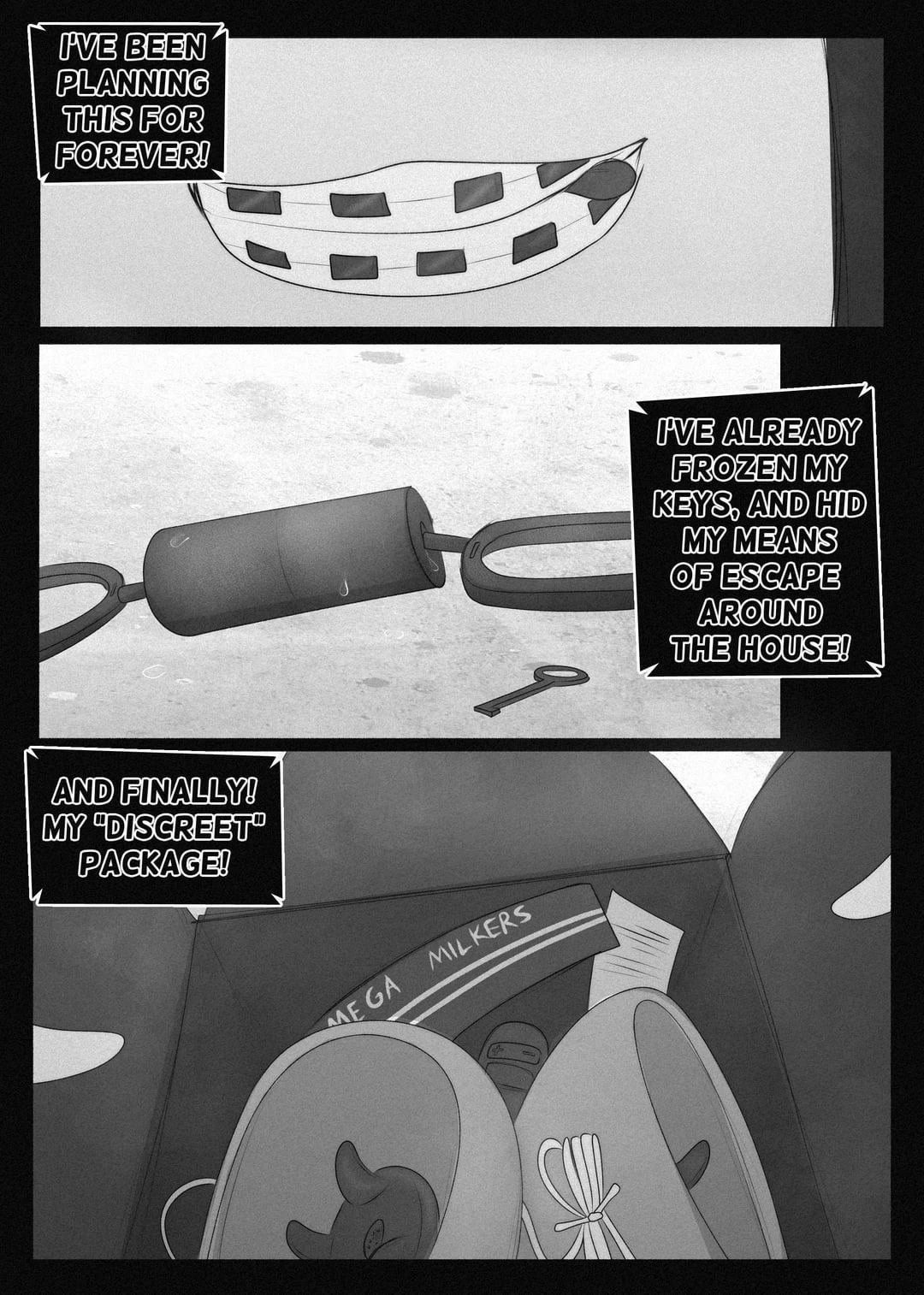 A Nerds sett bondage goes (right) wrong? image number 1